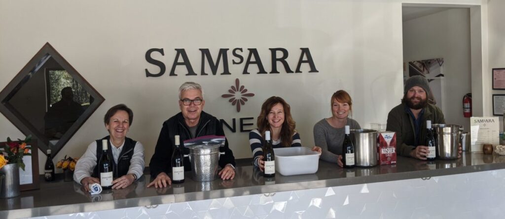 how to chill wine fast - the samsara team demonstrates